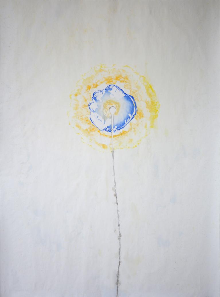Pauline Bazignan acrylique/papier 113x83cm Pauline Bazignan acrylique/papier 113x83cm