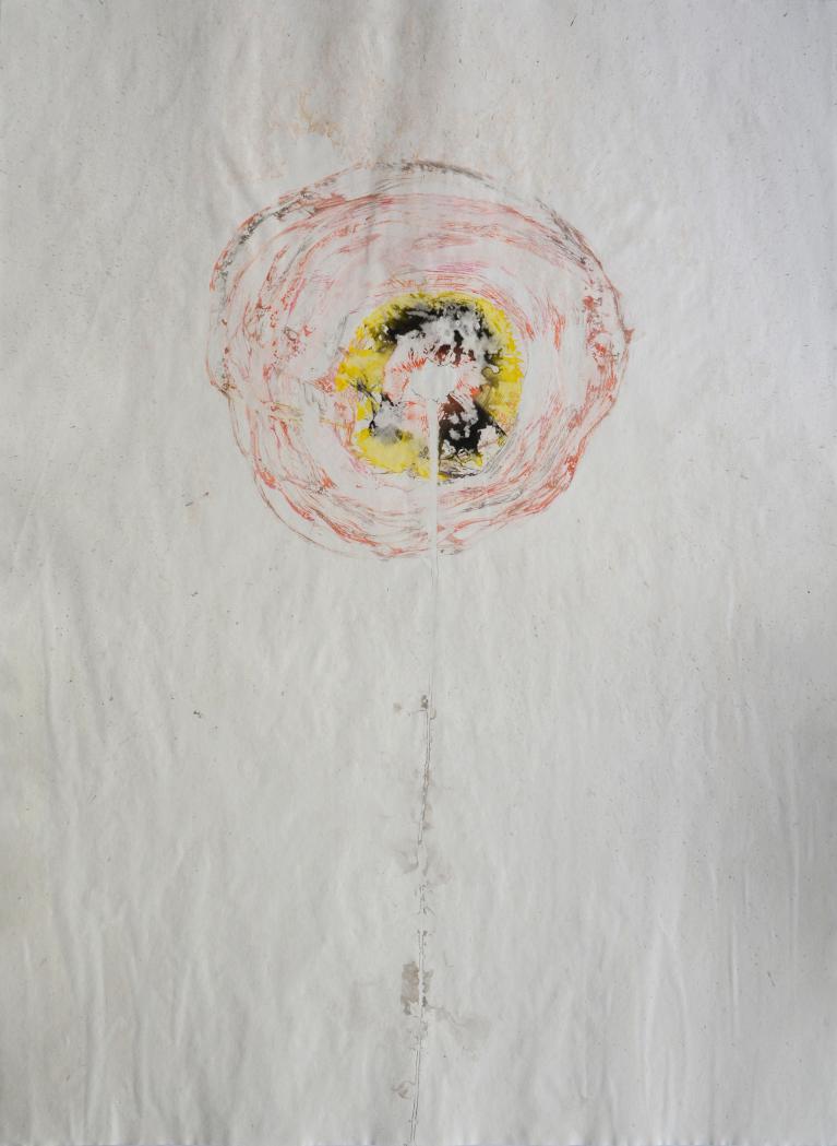 Pauline Bazignan acrylique/papier 113x83cm Pauline Bazignan acrylique/papier 113x83cm