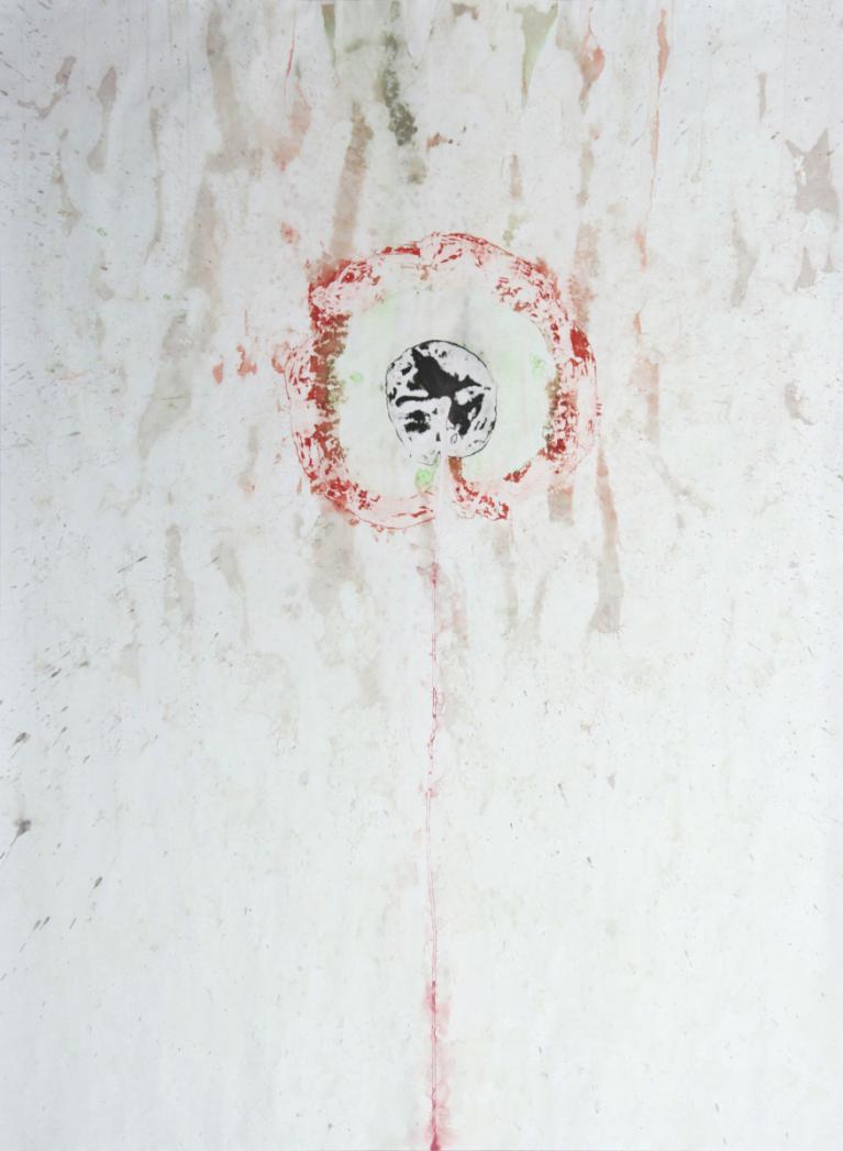 Pauline Bazignan acrylique/papier 113x83cm Pauline Bazignan acrylique/papier 113x83cm
