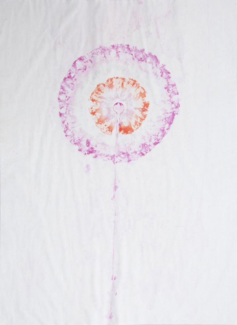Pauline Bazignan acrylique/papier 113x83cm Pauline Bazignan acrylique/papier 113x83cm
