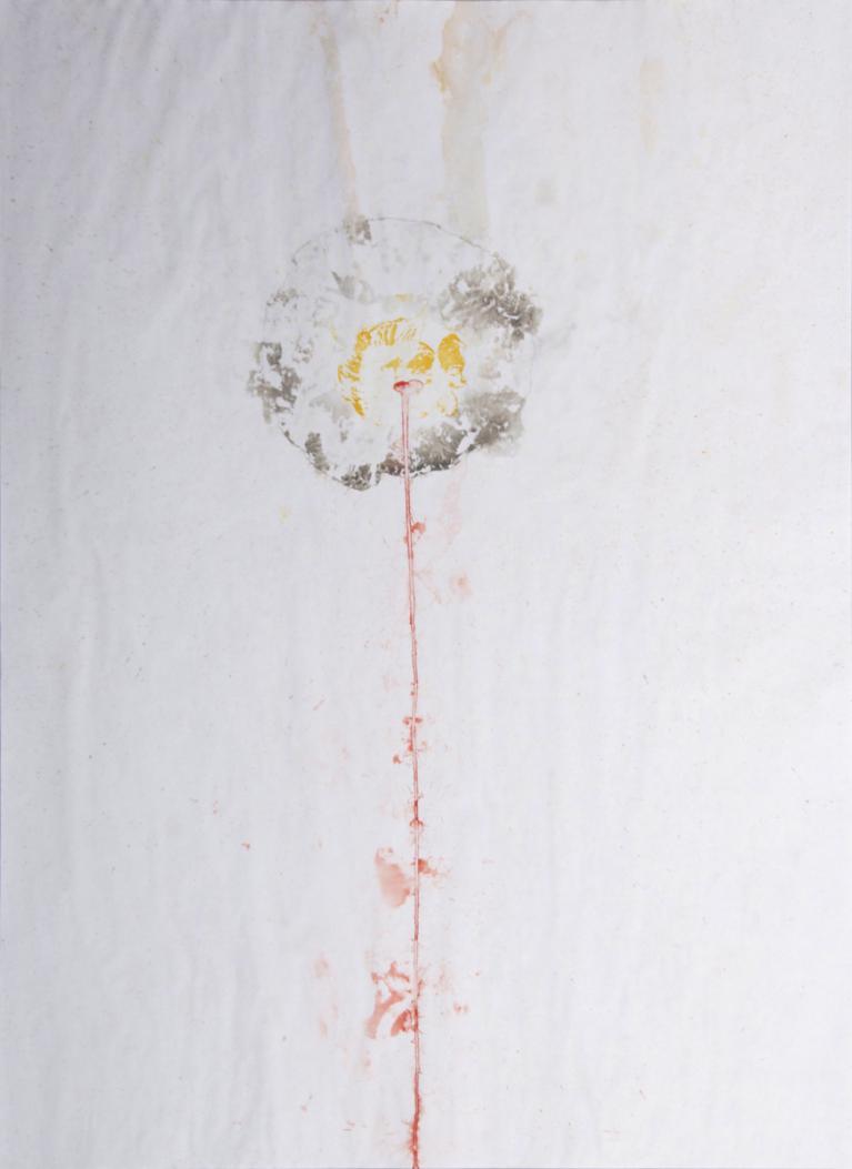 Pauline Bazignan acrylique/papier 113x83cm Pauline Bazignan acrylique/papier 113x83cm
