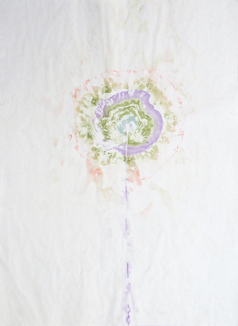 Pauline Bazignan acrylique/papier 113x83cm Pauline Bazignan acrylique/papier 113x83cm
