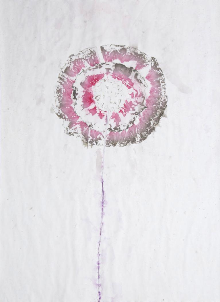 Pauline Bazignan acrylique/papier 113x83cm Pauline Bazignan acrylique/papier 113x83cm