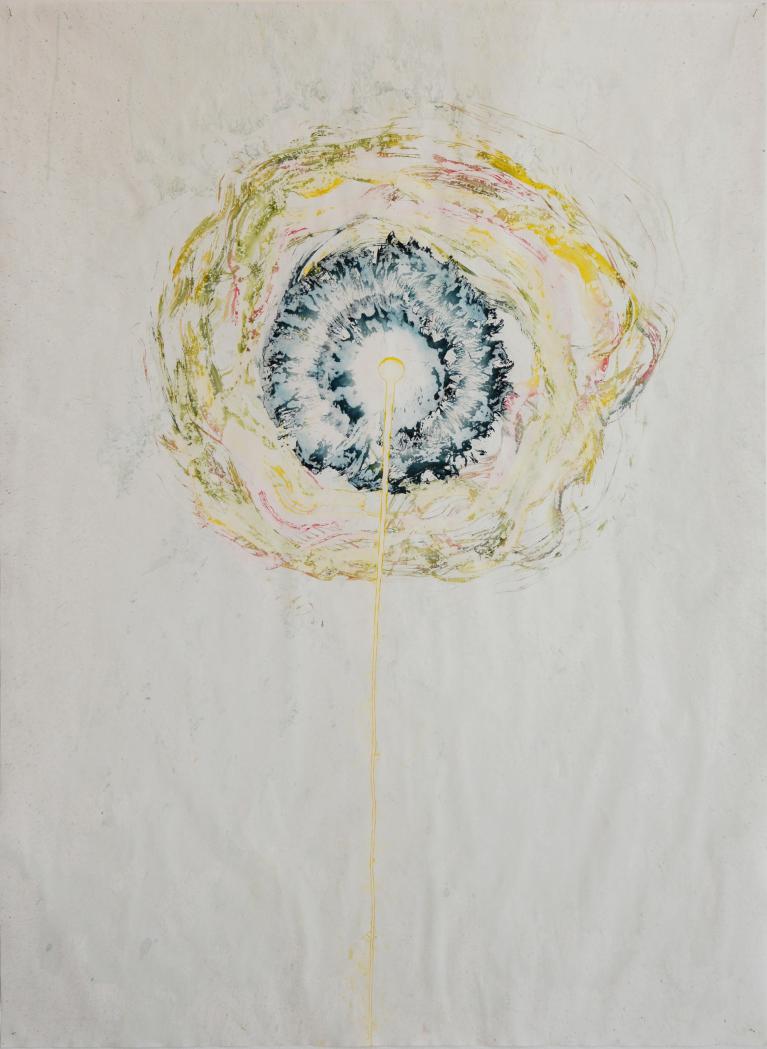 Pauline Bazignan acrylique/papier 113x83cm Pauline Bazignan acrylique/papier 113x83cm