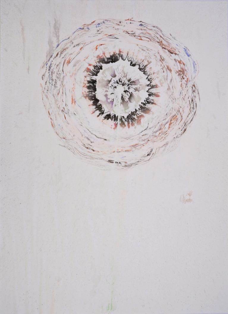 Pauline Bazignan acrylique/papier 114x83cm Pauline Bazignan acrylique/papier 114x83cm