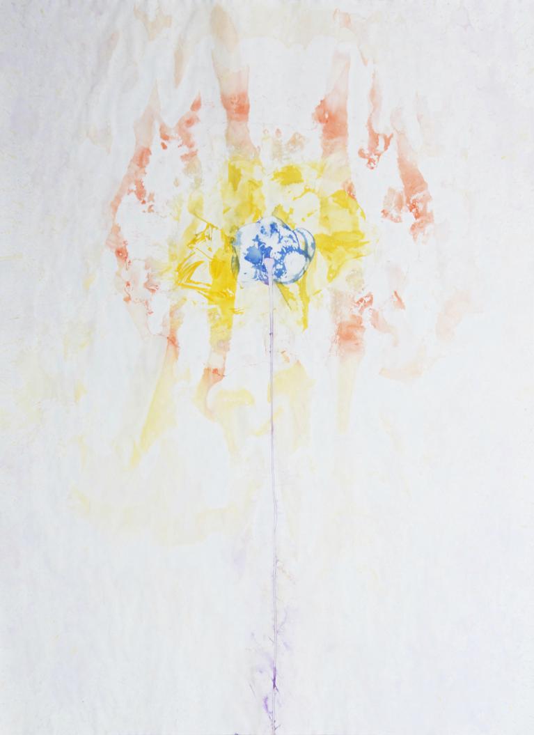 Pauline Bazignan acrylique/papier 113x83cm Pauline Bazignan acrylique/papier 113x83cm
