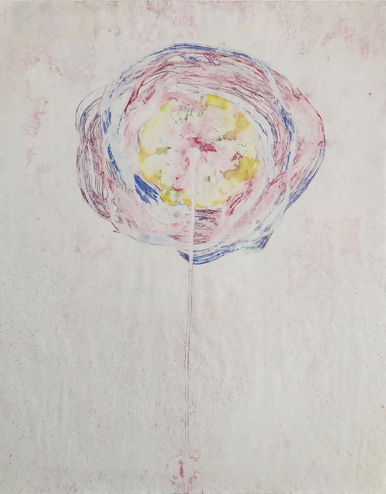 Pauline Bazignan acrylique/papier 56x45cm Pauline Bazignan acrylique/papier 56x45cm