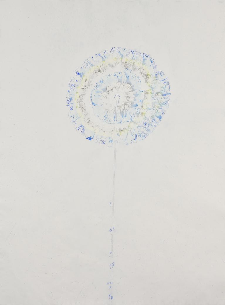 Pauline Bazignan acrylique/papier 113x83cm Pauline Bazignan acrylique/papier 113x83cm