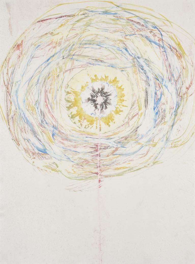 Pauline Bazignan acrylique/papier 114x83cm Pauline Bazignan acrylique/papier 114x83cm