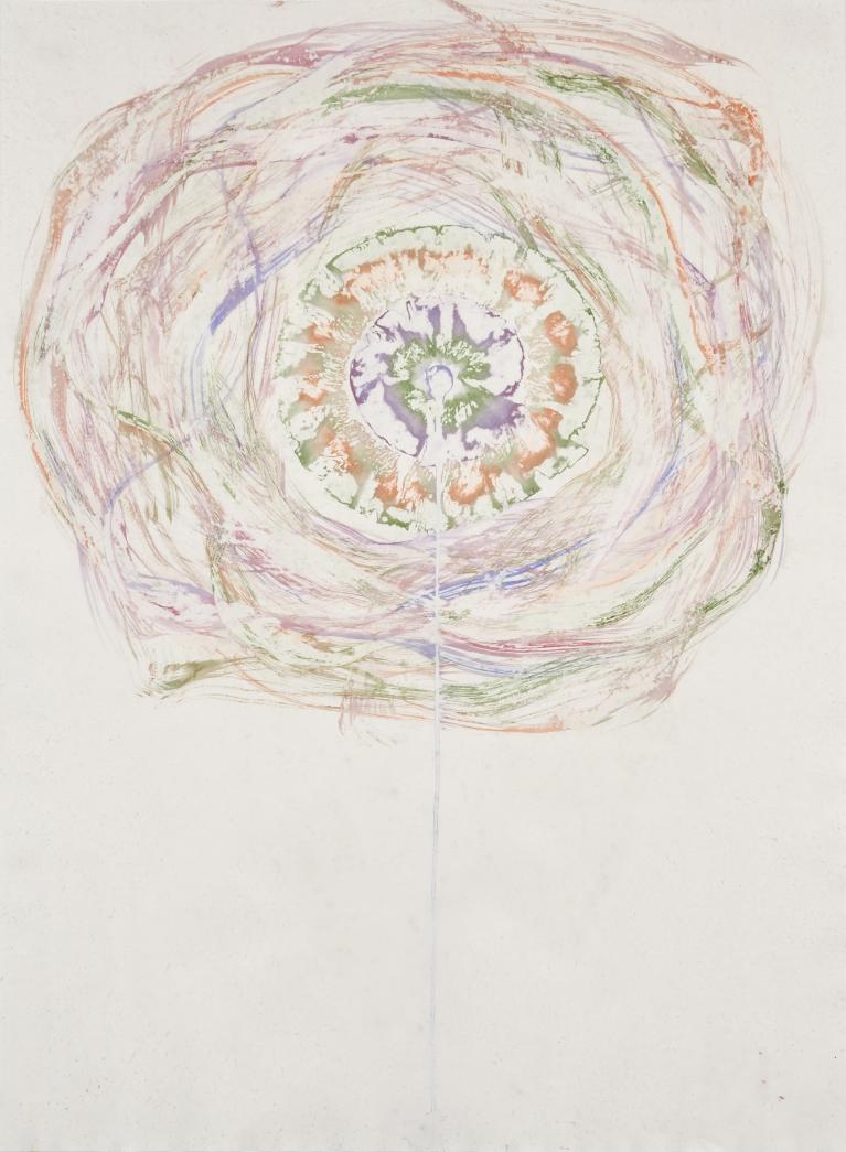 Pauline Bazignan acrylique/papier 114x83cm Pauline Bazignan acrylique/papier 114x83cm