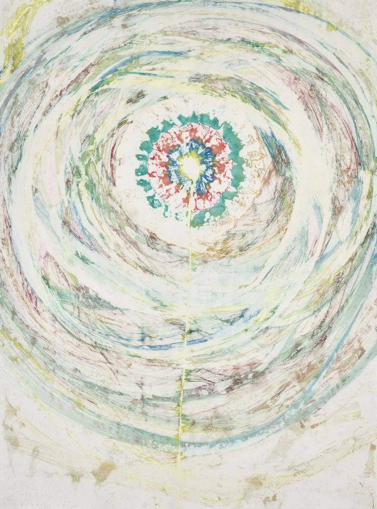 Pauline Bazignan acrylique/papier 114x83cm Pauline Bazignan acrylique/papier 114x83cm