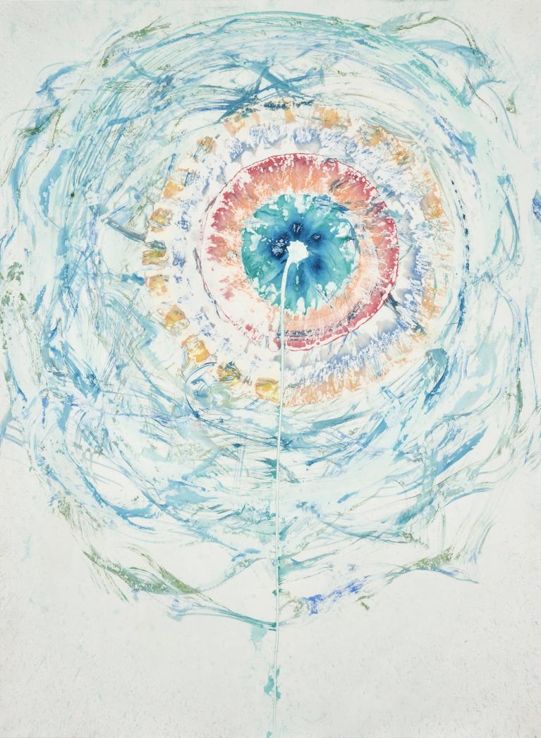 Pauline Bazignan acrylique/papier 114x83cm Pauline Bazignan acrylique/papier 114x83cm